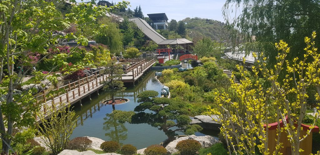 Японский сад шесть чувств
